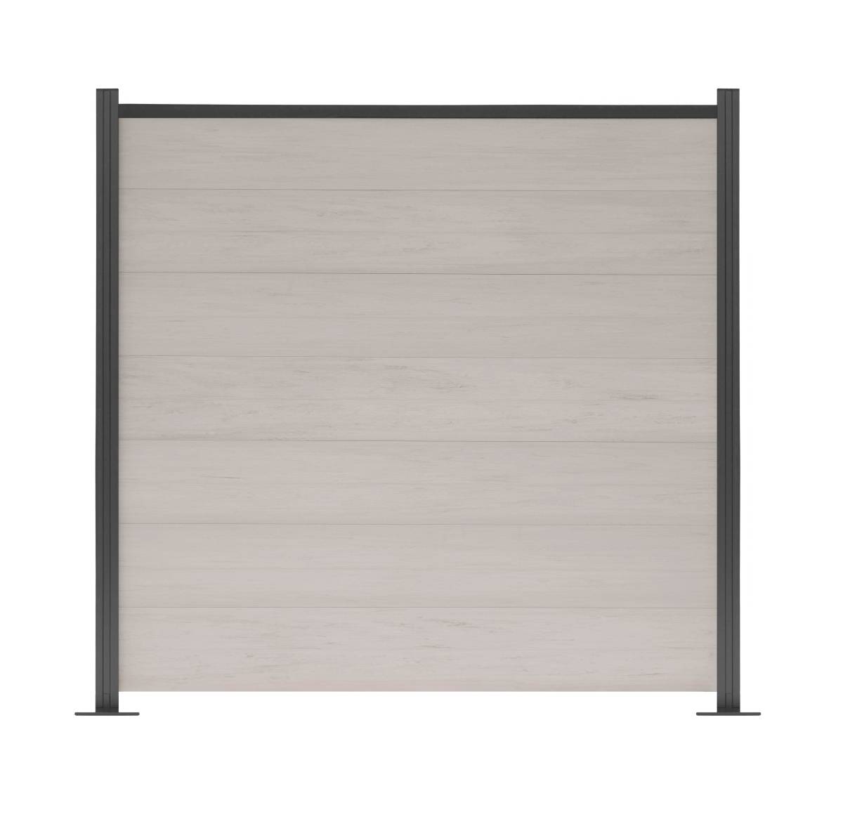 WPC Steckzaun Baltrum Multicolor Sand anthrazit